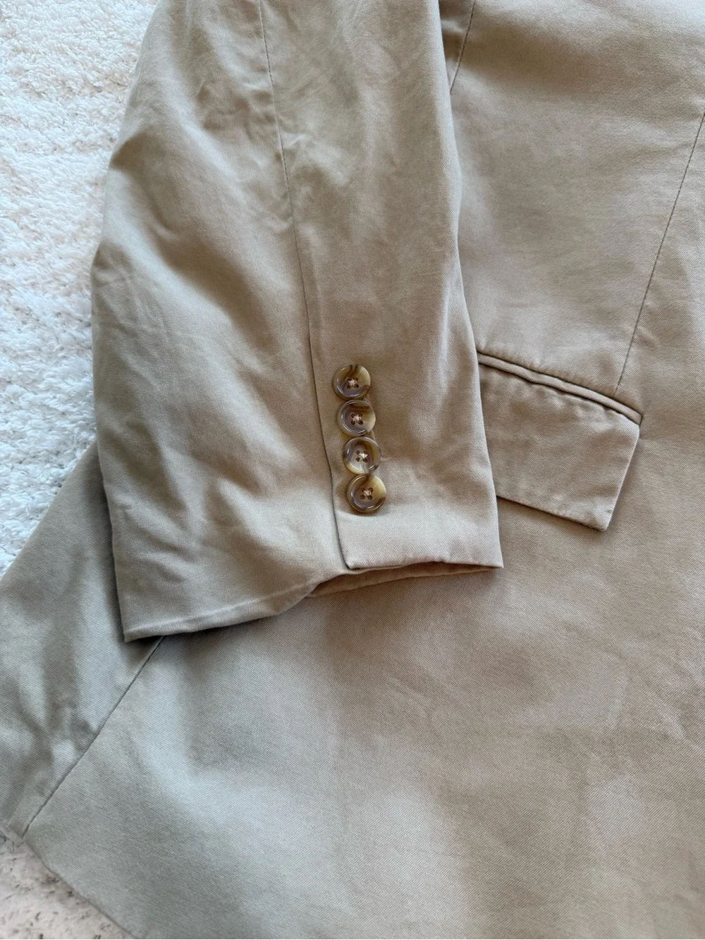 J. Crew Thompson Blazer Men’s Khaki Tan Cotton Casual Sports Coat Suit Jacket 46